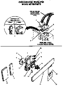 Section 10 Diagram and Parts List for GG3002  Thermador Cooktop