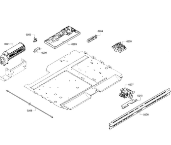 Pcb Assy Diagram and Parts List for HBL3360UC 09 Bosch Wall Oven