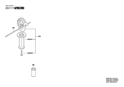 Part Location Diagram of 1618B00029 Bosch Reference Plate
