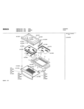 05 - DOOR ASSEMBLY Diagram and Parts List for HBN745AUC(FD8207-)  Bosch 
