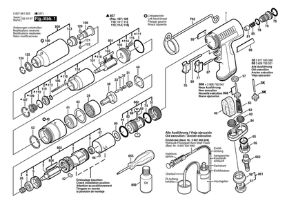 Part Location Diagram of 3607030205 Bosch Impact Mechanism