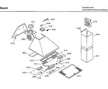 Part Location Diagram of 00170101 Bosch REFLECTOR