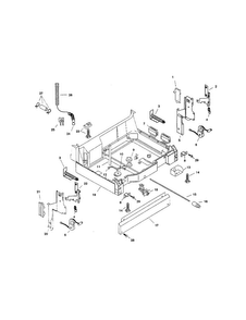 Base Diagram and Parts List for SHI6806UC 12 Bosch Dishwasher