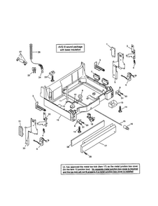 Base Diagram and Parts List for SHV99A03UC 14 Bosch Dishwasher