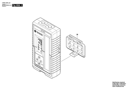 Bosch Lr20 Diagram and Parts List for LR20  Bosch Laser Level