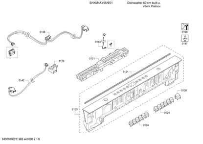 Part Location Diagram of 00777877 Bosch PANEL-FACIA