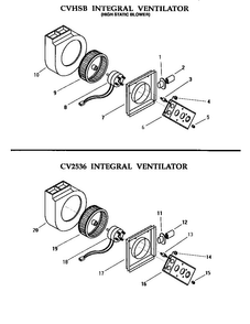 Section 18 Diagram and Parts List for GGNCV30  Thermador Cooktop