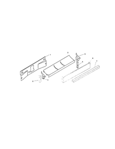 Toe Kick Diagram and Parts List for SMU7052UC 14 Bosch Dishwasher
