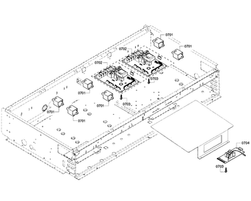 Pcb's Assy Diagram and Parts List for PRD486GDHC 10 Thermador Range