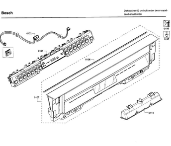 Part Location Diagram of 11019378 Bosch OPERATING MODULE PROGRAMMED