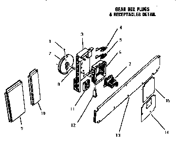 Section 4 Diagram and Parts List for CVSE36B  Thermador Cooktop