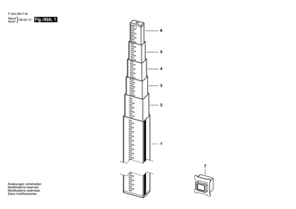 Diagram Diagram and Parts List for 925 F 034 094 F13 Bosch Charger