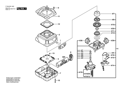 Part Location Diagram of 2610A12376 Bosch Motor