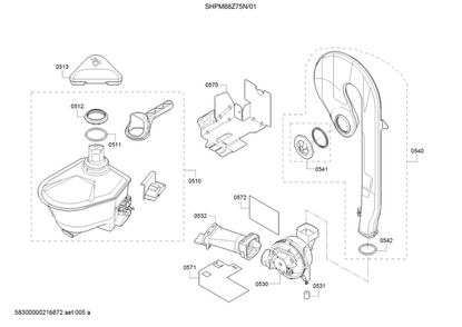 Part Location Diagram of 12009748 Bosch FAN