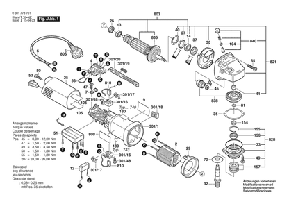 Part Location Diagram of 3607014010 Bosch Carbon-Brush Set