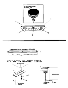 Section 11 Diagram and Parts List for SGNCV36GB  Thermador Cooktop