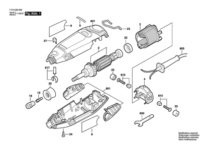 Diagram Diagram and Parts List for 3000 F 013 300 000 Bosch Router