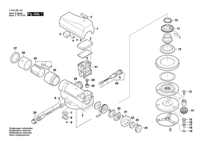Part Location Diagram of 2610A11949 Bosch Tool HOUSING COVER