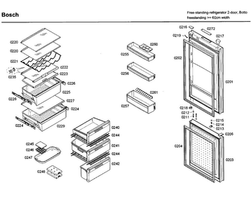 Part Location Diagram of 00660507 Bosch TRAY