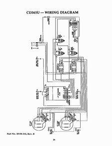 Wiring Diagram Diagram and Parts List for CD365U  Thermador Cooktop