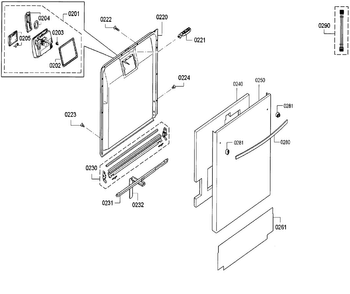 Part Location Diagram of 00772275 Bosch DOOR-OUTER