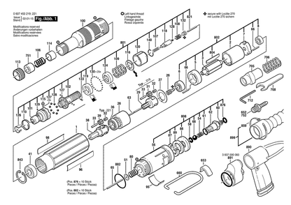 Part Location Diagram of 3605190177 Bosch Valve Housing
