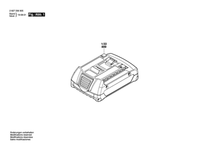 Diagram Diagram and Parts List for BAT612 2 607 336 875 Bosch Charger
