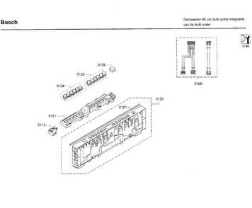 Part Location Diagram of 11016026 Bosch PANEL FRAME