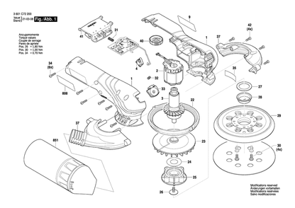 Part Location Diagram of 1619PB5556 Bosch Tool COMPRESSION SPRING