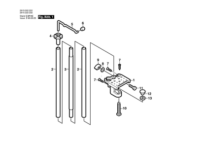 Part Location Diagram of 2615294203 Bosch Tool JAM NUT