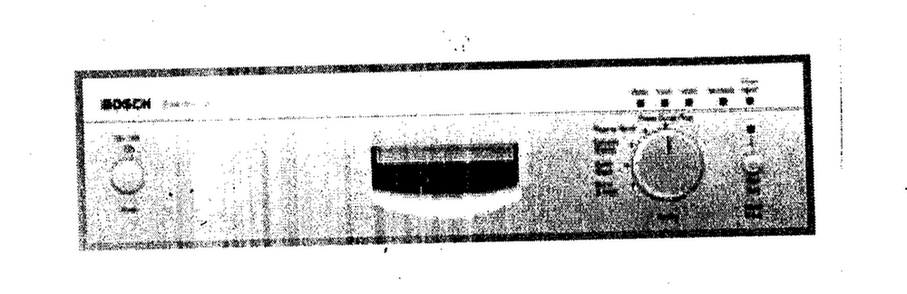 Fascia Panel Diagram and Parts List for SHU53E06UC 14 Bosch Dishwasher