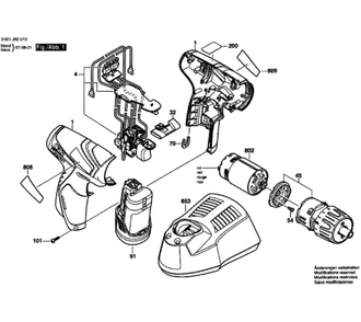 Part Location Diagram of 2609132009 Bosch Tool COMPANY LABEL