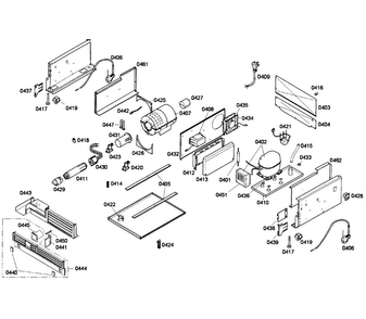 Compressor Diagram and Parts List for T24ID80NLP 10 Thermador Freezer