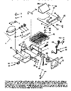 Upper Unit Diagram and Parts List for TSS42QBW00  Thermador Refrigerator