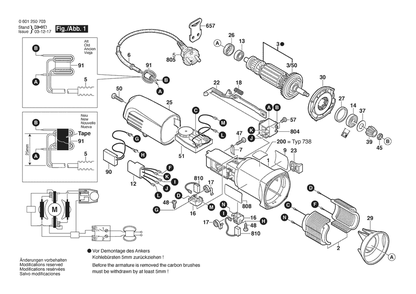 Part Location Diagram of 3602317039 Bosch Ferrite Core