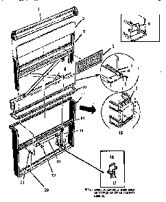 Section 4 Diagram and Parts List for SGCV36G01  Thermador Cooktop
