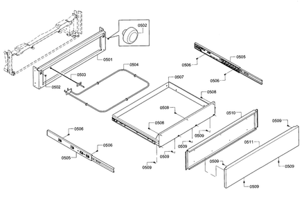 Part Location Diagram of 11002373 Bosch TRIMPLATE