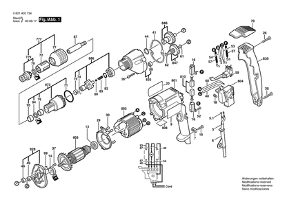 Part Location Diagram of 1610905013 Bosch Groove Ball Bearing