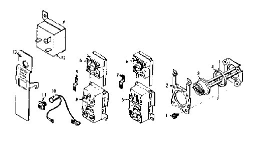 Functional Replacement Parts Diagram and Parts List for 153313210  Kenmore Water Heater