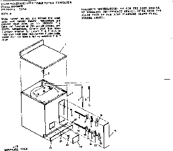Replacement Parts Diagram and Parts List for 153314740  Kenmore Water Heater