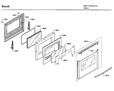 Part Location Diagram of 00687665 Bosch FIXING KIT