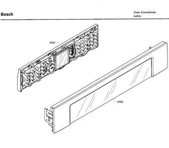Control Panel Diagram and Parts List for HBL8650UC 11 Bosch Wall Oven