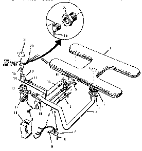 Section 6 Diagram and Parts List for CGB19  Thermador Grill