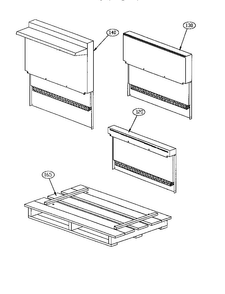 Shelf Assembly Diagram and Parts List for GCR36-4GD  Thermador Range