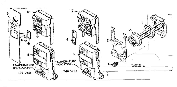 Part Location Diagram of 050946 Maytag Element