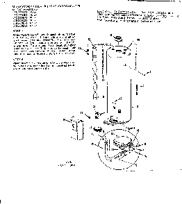 Replacement Parts Diagram and Parts List for 153339472  Kenmore Water Heater