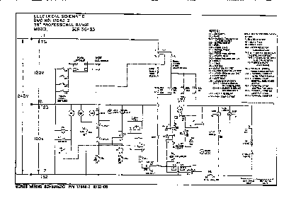 Wiring Diagram Diagram and Parts List for GCR36-4GD  Thermador Range