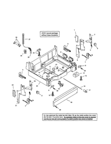 Base Diagram and Parts List for SHX46B07UC 14 Bosch Dishwasher