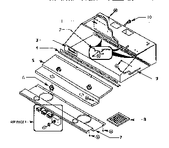 Model H30hqw Diagram and Parts List for H30HQW  Thermador Range Hood