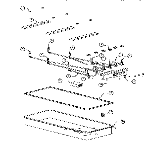 Section 2 Diagram and Parts List for SCG456RW  Thermador Cooktop